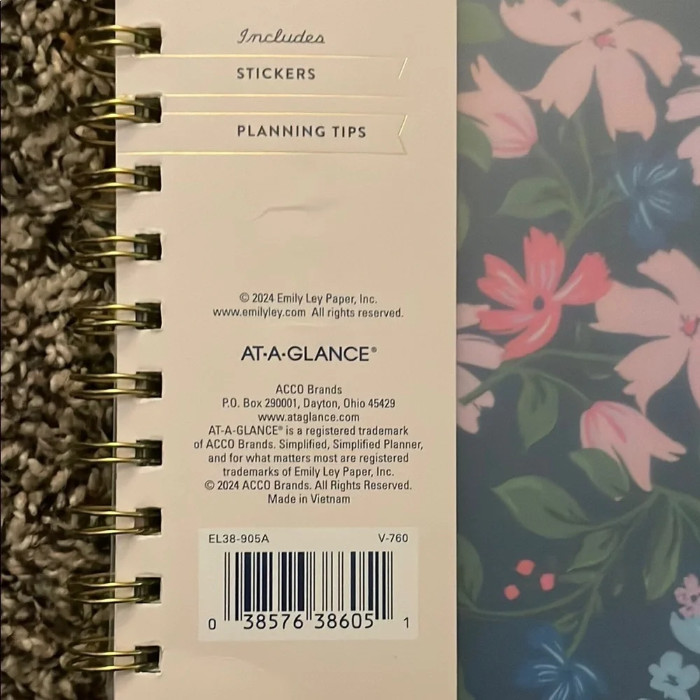 Simplified Planner - Floral Design